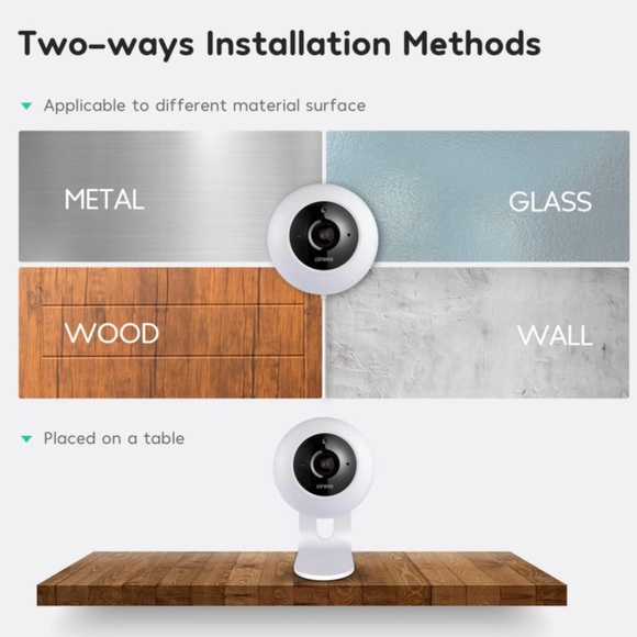 Indoor Security Camera, Baby Monitor Wi-Fi Smart Home IP Camera w/ Motion Detect - Picture 5 of 8